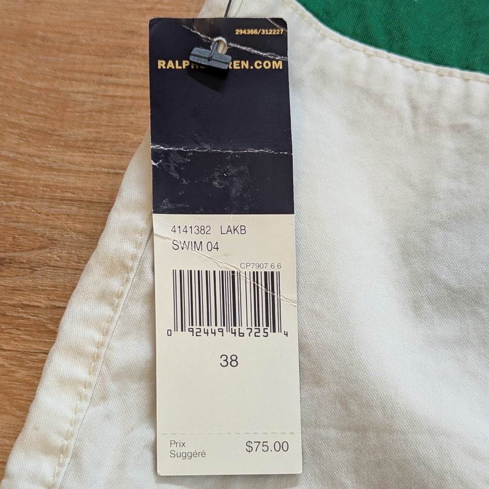 Polo Ralph Lauren Shorts Mens 38 RLPC Football Club Chino Pockets Drawstring - Picture 4 of 10